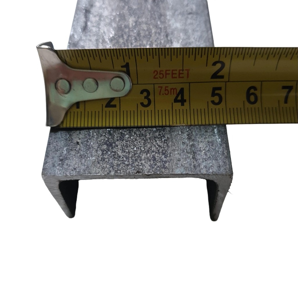Besi UNP 5 cm x 3 cm tebal 3 mm Panjang 10 - 70 CM
