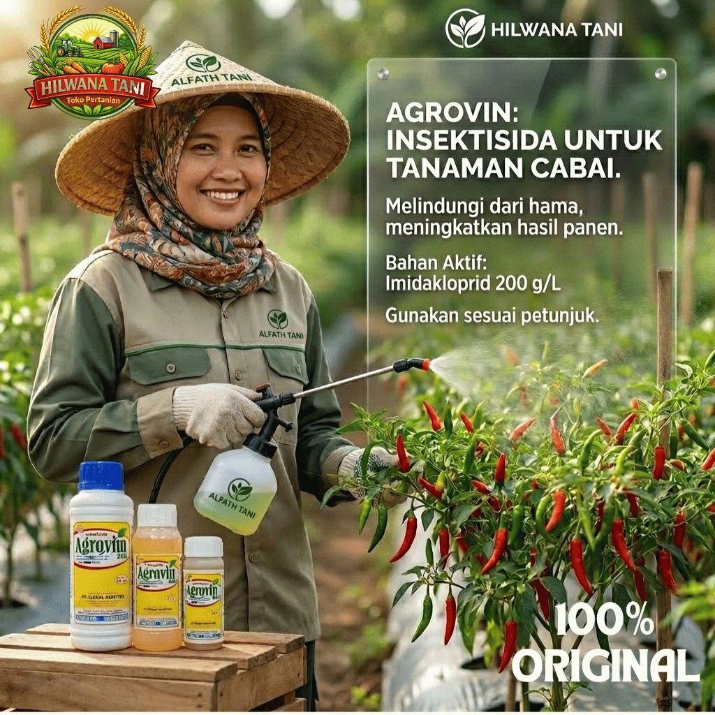 Insektisida AGROVIN Imidakloprid 200gl (100ml, 250ml,500ml )Obat Pembasmi Hama Tanaman