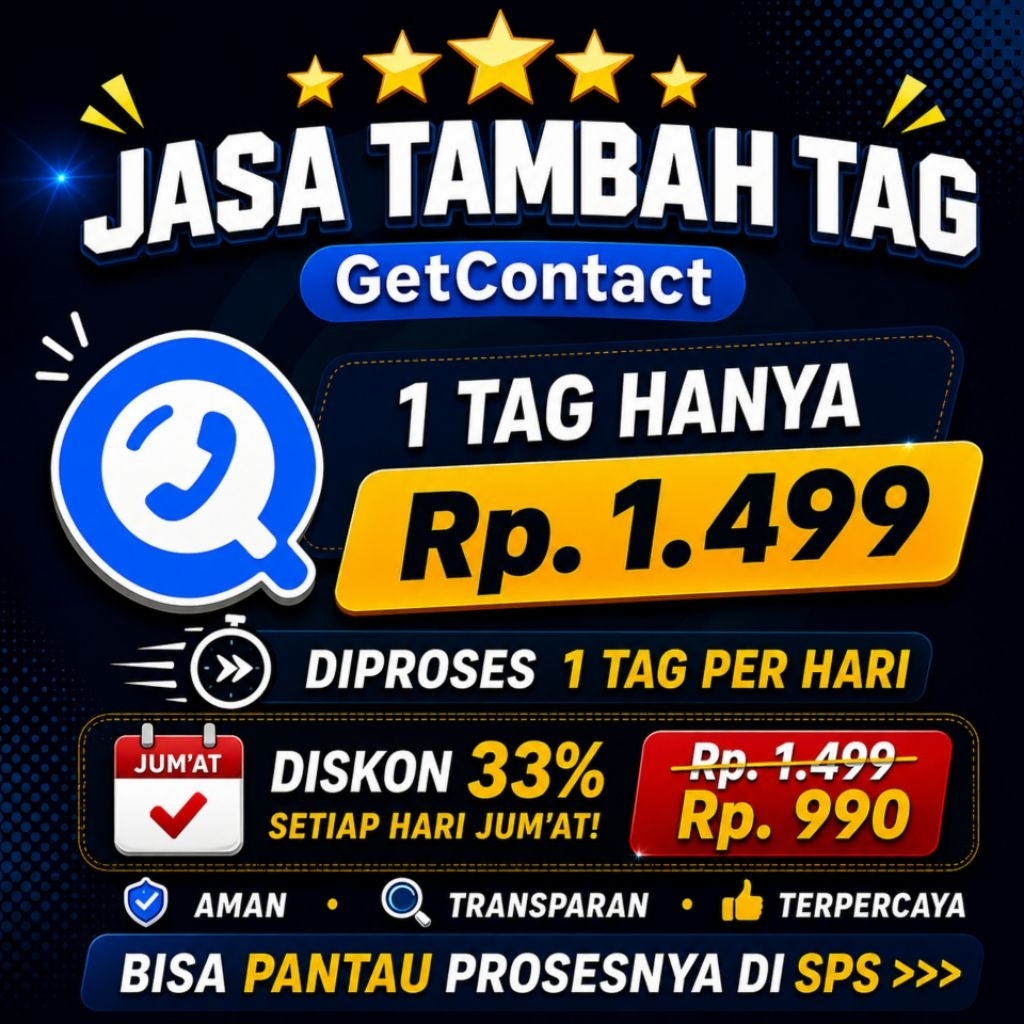 JASA TAMBAH TAG GETCONTACT