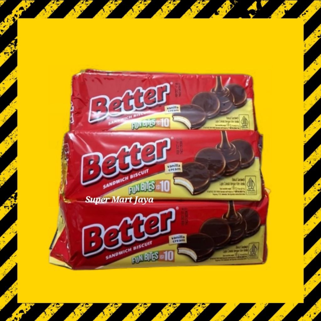 Roti Roma BETTER 1 Pack isi 4 bungkus sandwich biscuit