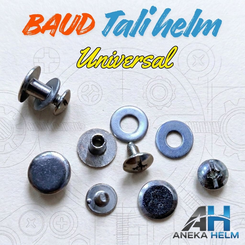 BAUD TALI HELM/KANCING TALI HELM/UNTUK MASANG TALI HELM