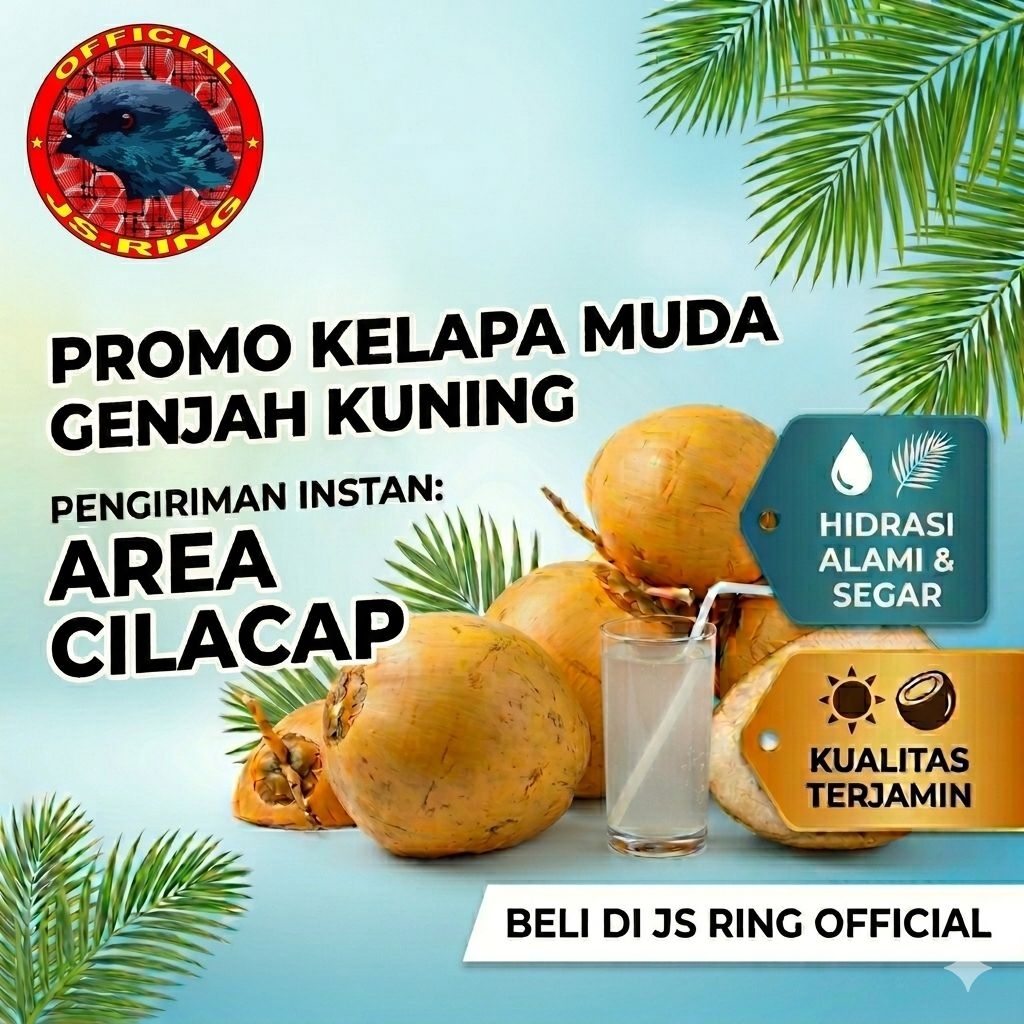 Buah kelapa gading Menyehatkan Jantung, Meningkatkan Daya Tahan Tubuh, Anti Penuaan Dini