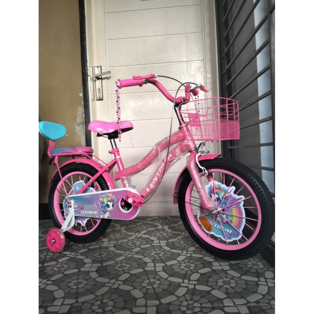 SEPEDA ANAK CEWEK 16 / SEPEDA 16 / SEPEDA CEWEK / SEPEDA 16 INCH ANAK PEREMPUAN / SEPEDA CEWEK KERAN