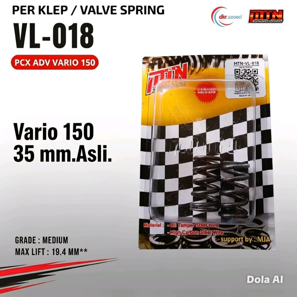 PER KLEP VARIO 150 MTN | PER KLEP ADV MTN | MEDIUM GRADE MTN JAPAN SPRING MTN-VL-018 ORIGINAL