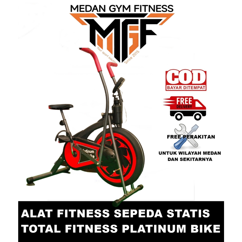 SEPEDA STATIS ALAT FITNESS TERAPI LUTUT - SEPEDA STATIS PLATINUM BIKE