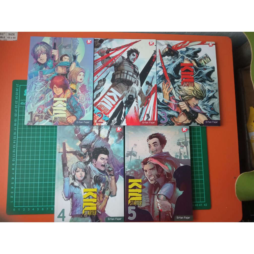 paket kill starter 1-5 tamat komik koloni karya erfan fajar