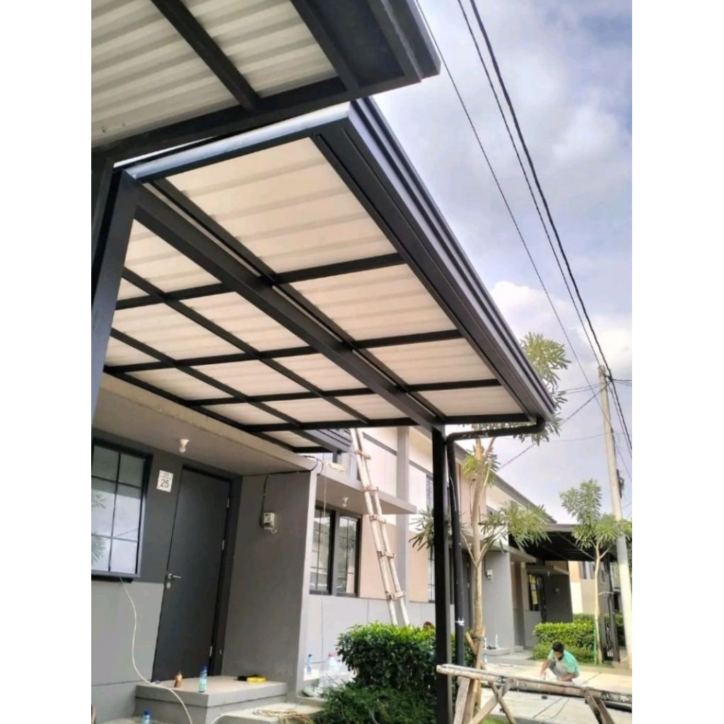 Kanopi Alderon Singel Layer + Hollow 4x6 dan 4x4