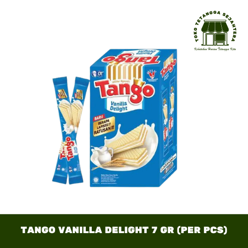 TANGO WAFER VANILLA DELIGHT/SASSY STRAWBERRY/ROYAL CHOCOLATE 7 GR (PER PCS)