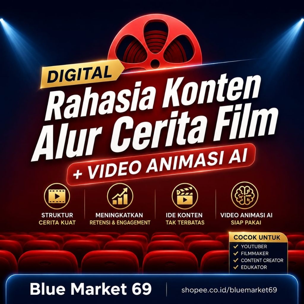 Blue Market Rahasia konten Alur Cerita Film, rahasia membuat konten ALUR CERITA FILM & VIDEO ANIMASI