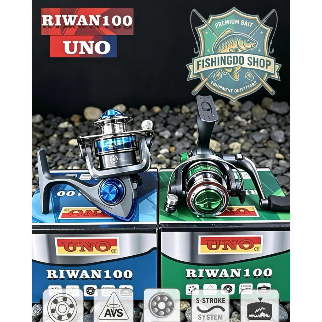REEL PANCING UDANG RIWAN 100 UNO
