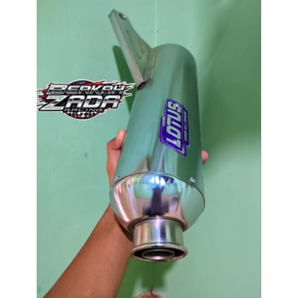 Knalpot standar racing LOTUS full croom beat mio scoopy