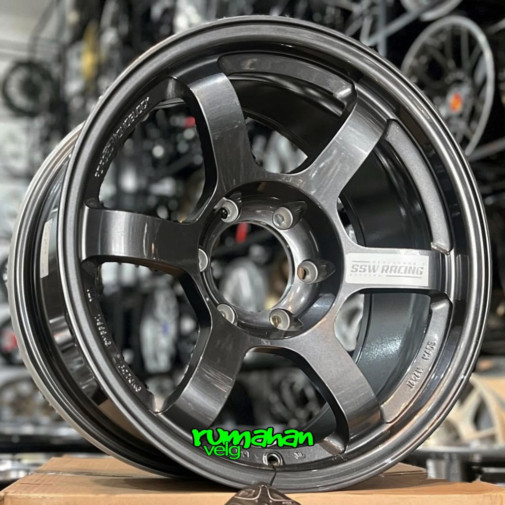 velg TE37 SSW ORIGINAL THAILAND ring 18 lebar 9 velg mobil r18 pajero Hilux velg racing ring 18 velg