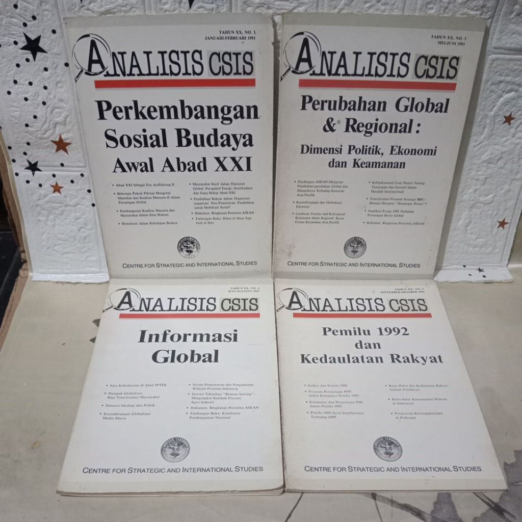 MAJALAH ANALISIS CSIS MAJALAH JADUL TAHUN 1991