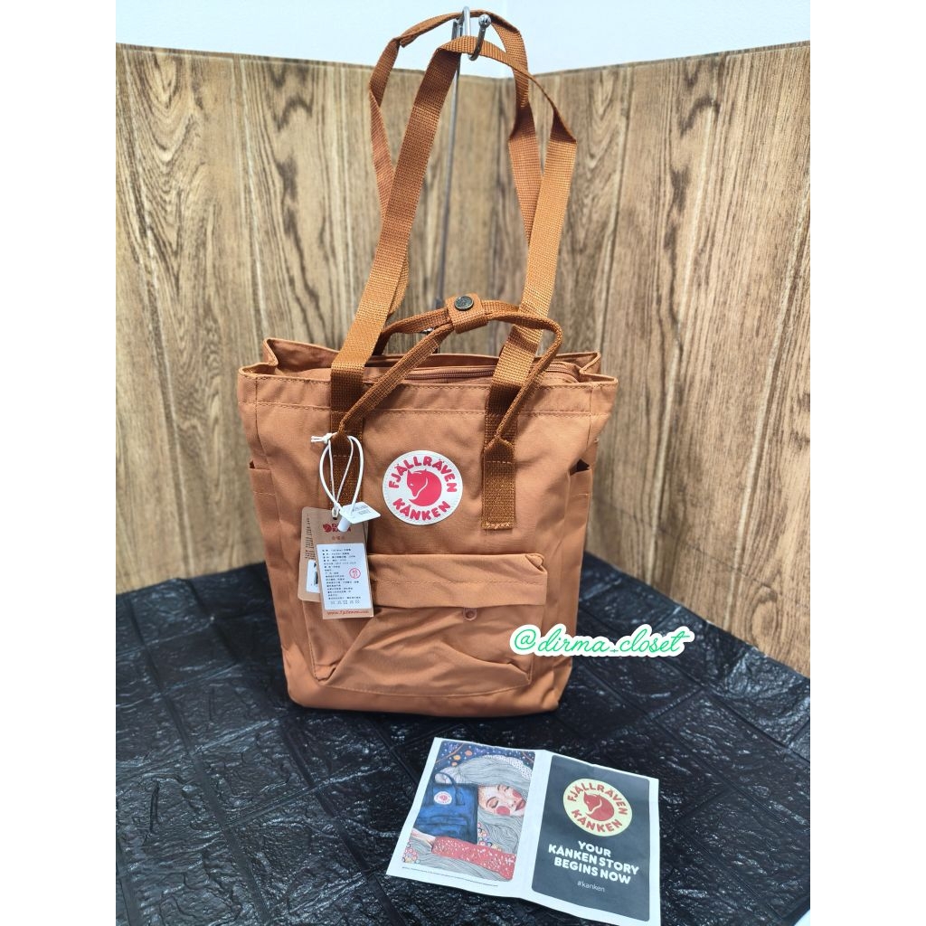 NEW - Original Kanken Totepack "Mustard" / Tas Ransel Slempang Kanken