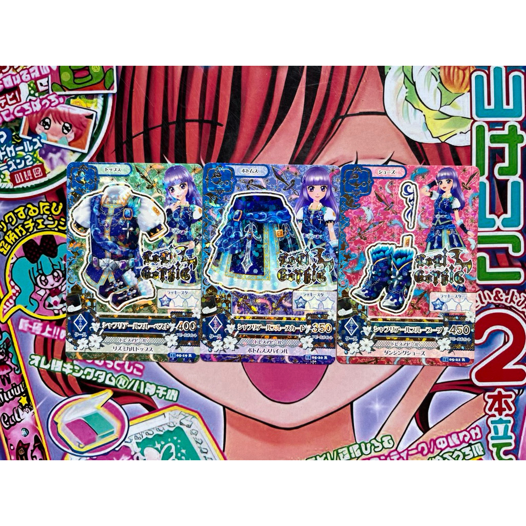 Kartu Aikatsu Sumire Hikami Blue Shahriyar Coord Loli Gothic Fairy Tale Arabian Nights Jepang Origin