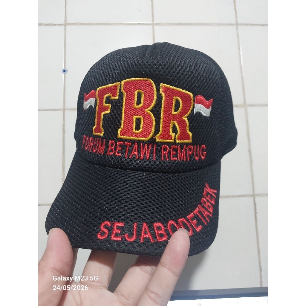Topi FBR new warna merah
