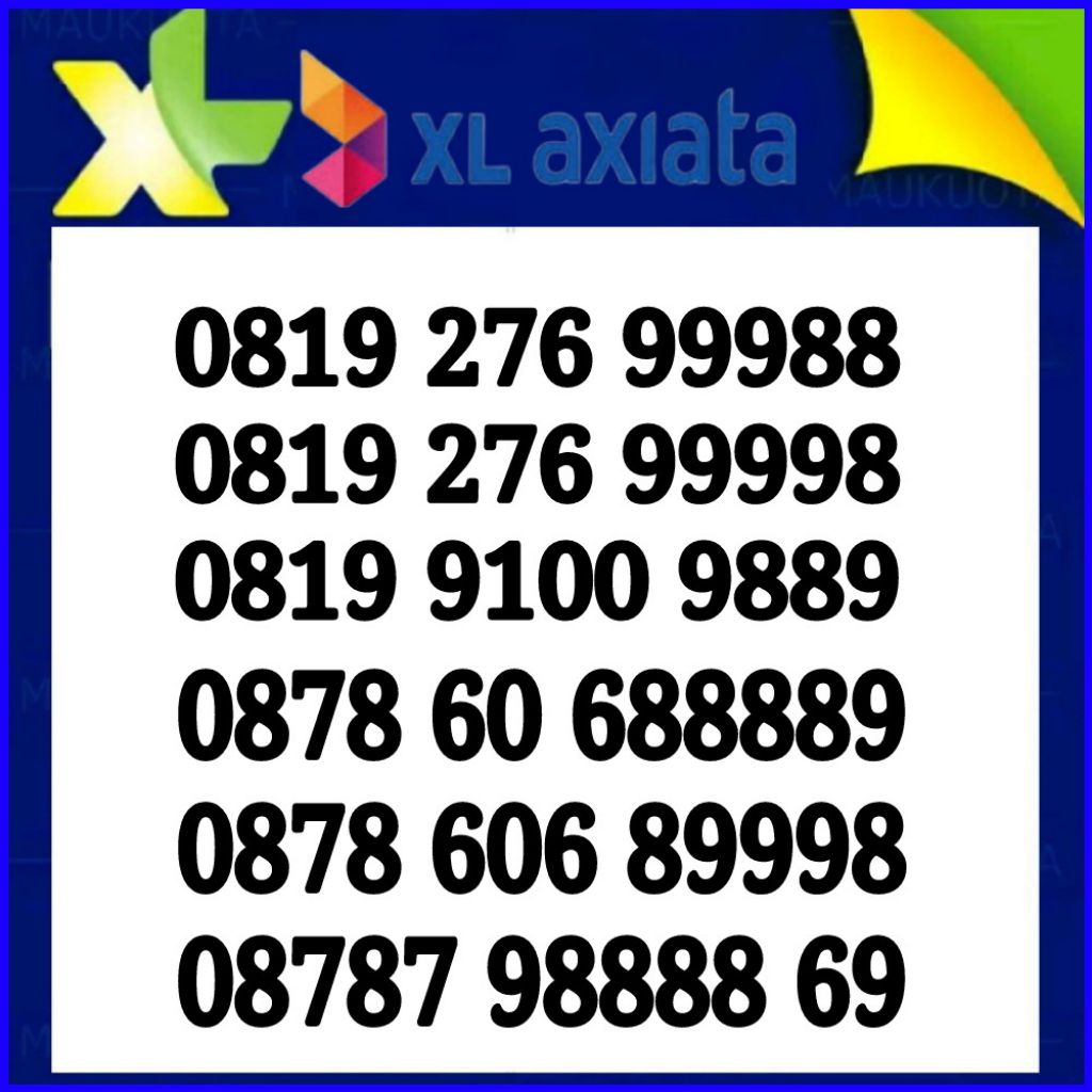 kartu perdana nomor cantik xl hoki 8888
