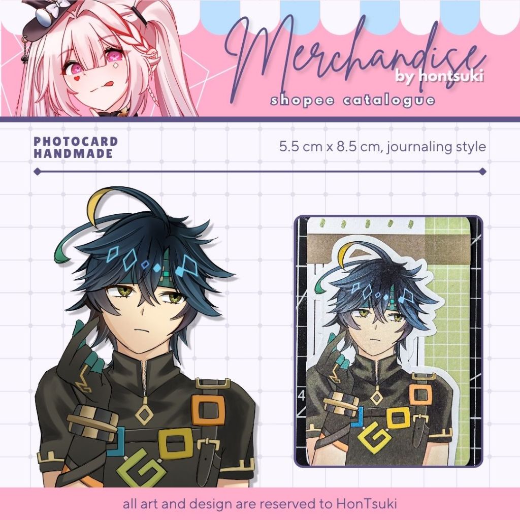 [Genshin Impact] Kinich Photocard Fanmerch by HonTsuki