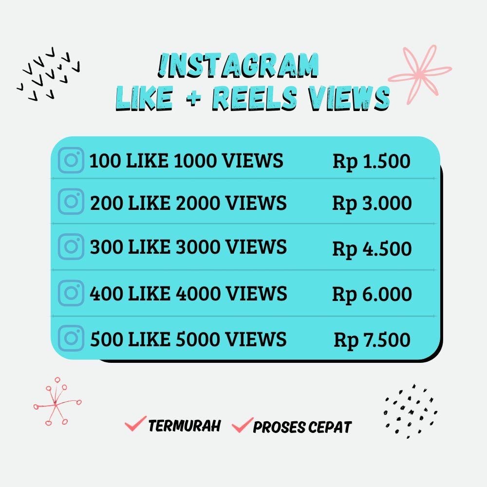 INSTAGRAM PAHE LIKE & REELS FAST PERMANENT GLOBAL