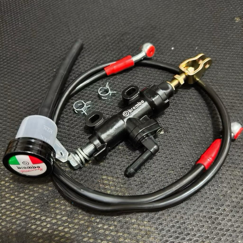 Tonjokan Master Rem Belakang Plus Selang Rem 60cm Universal Untuk Semua Motor MEGA PRO, Vixion, Satr