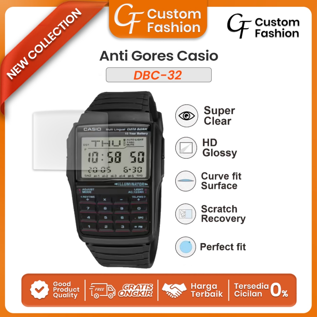 Anti Gores Hydrogel untuk Casio DBC32 DBC 32 DBC-32