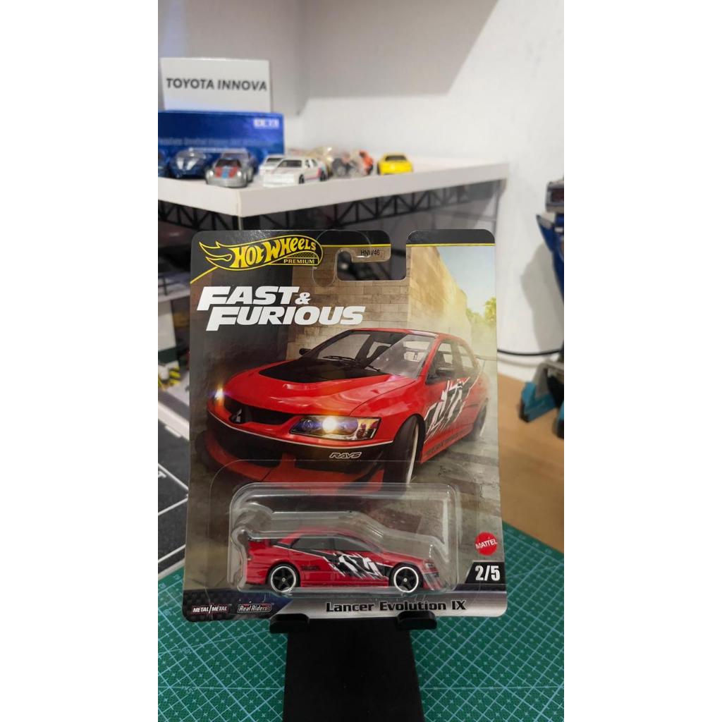 Hot Wheels Premium Fast & Furious Lancer EVO Evolution IX, Nissan 180SX Type X, 370Z, 240SX (S14), S