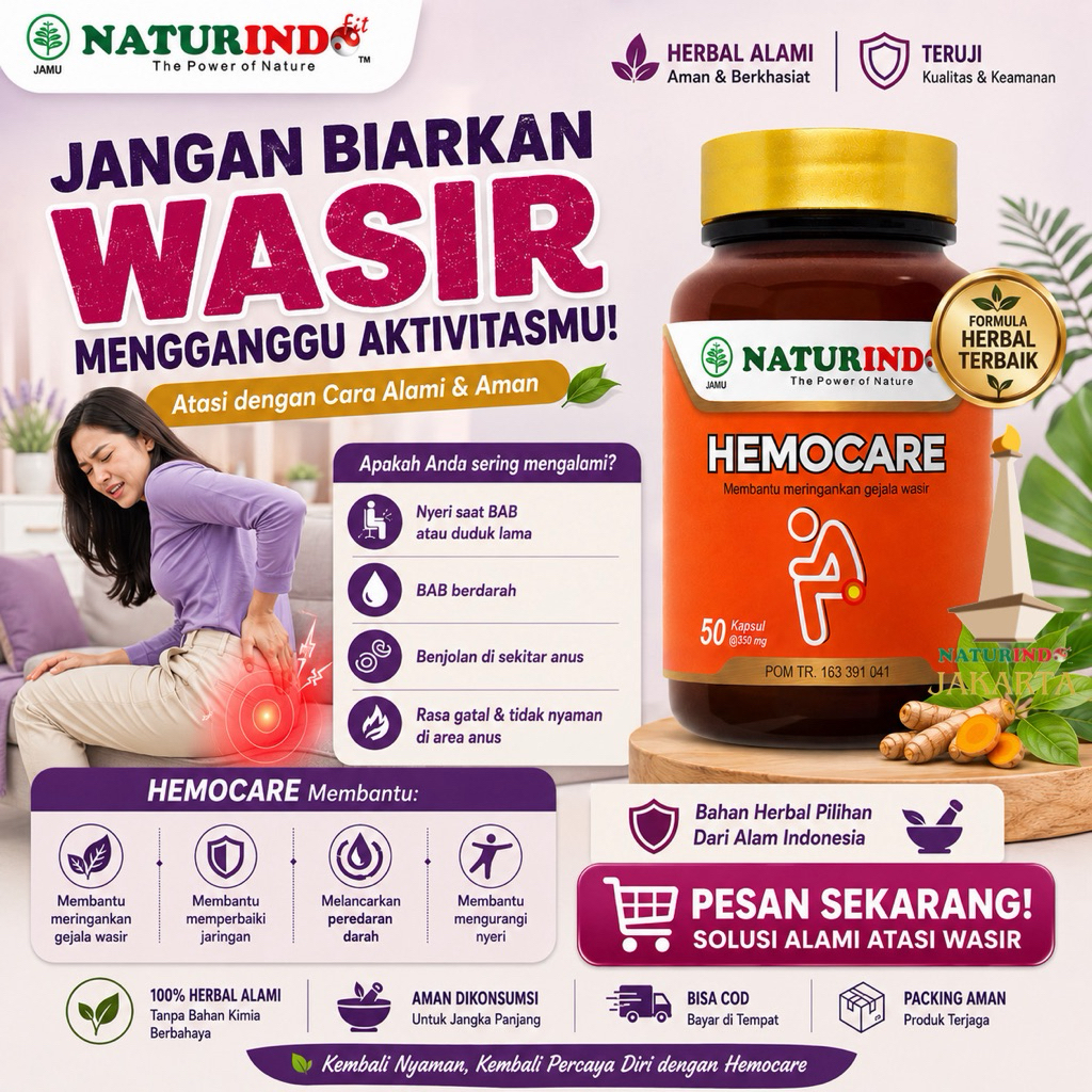 Obat Wasir Obat Ambeien Ambeyen Stadium 1-4 Susah BAB Berdarah Benjolan BERDARAH Obat Wasir Ambein H