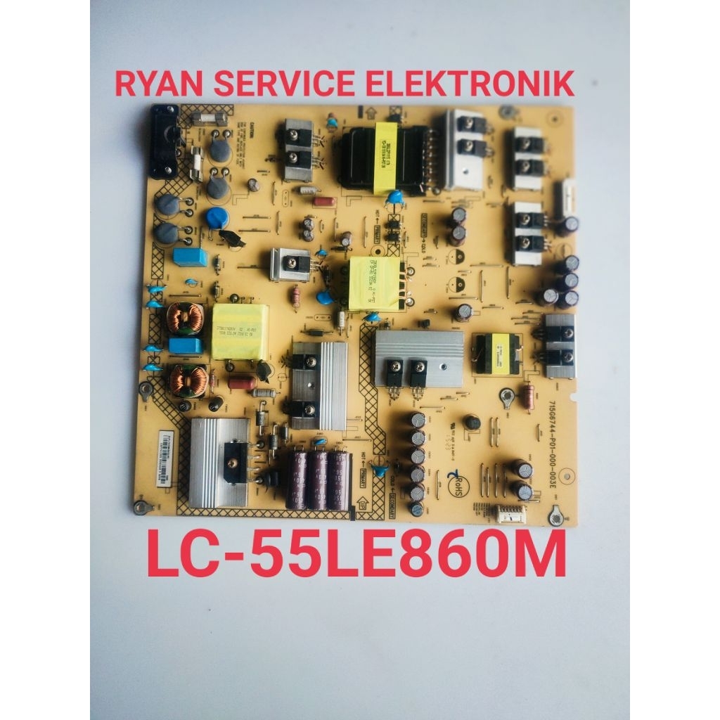 PSU power suplay tv LED SHARP LC-55LE860M