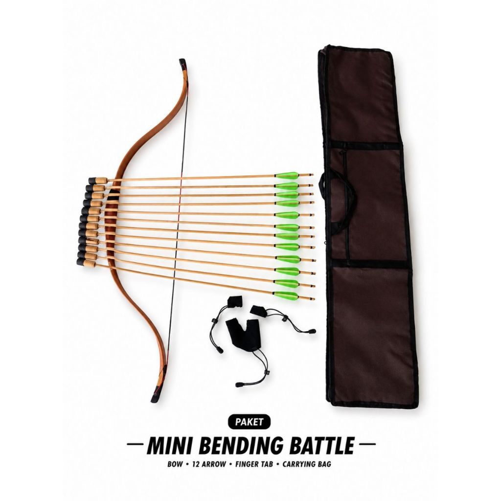 SET BATTLE BUSUR EFG BENDING TURKISH ( 17-50 LBS ) PANAHAN SUNNAH || HORSEBOW || RIMAYAH ARCHERY