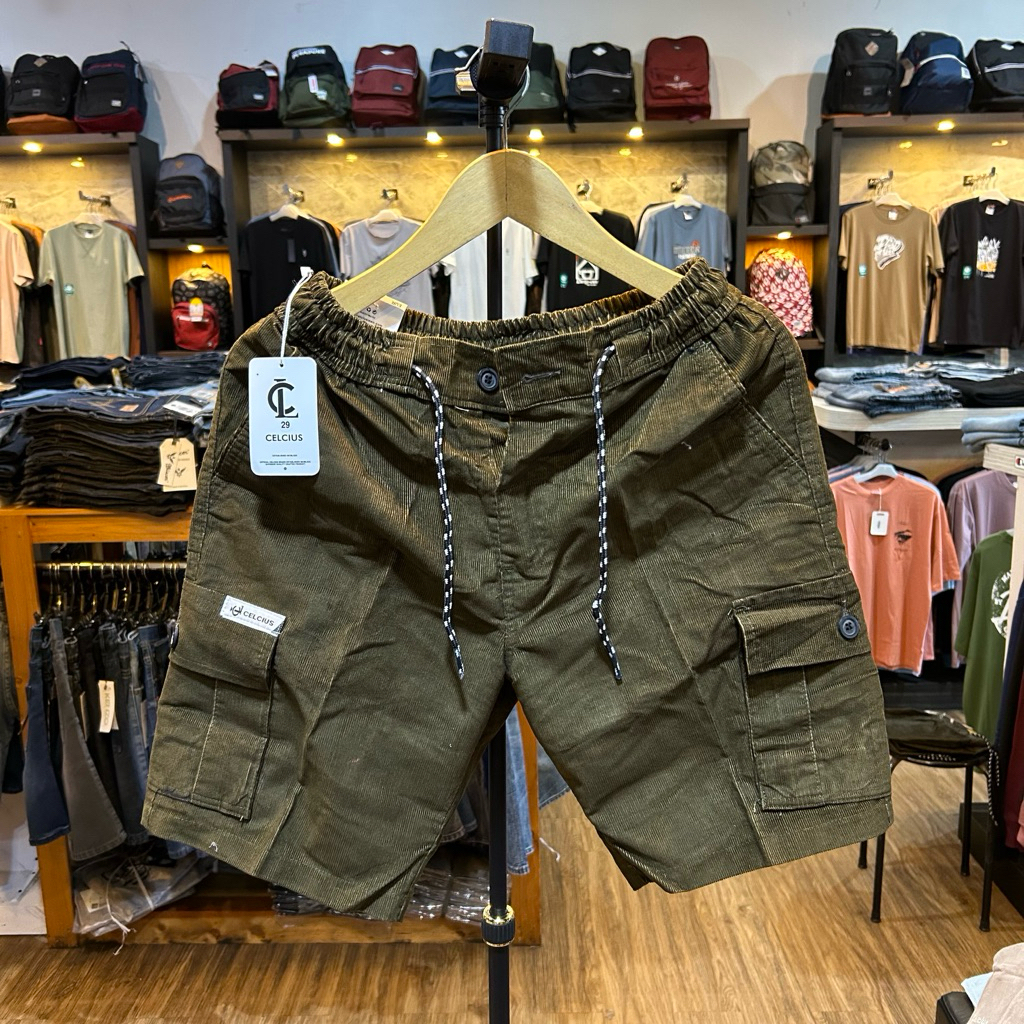 CELANA PENDEK CELCIUS CARGO/BOARDSHORT PRIA WASHING