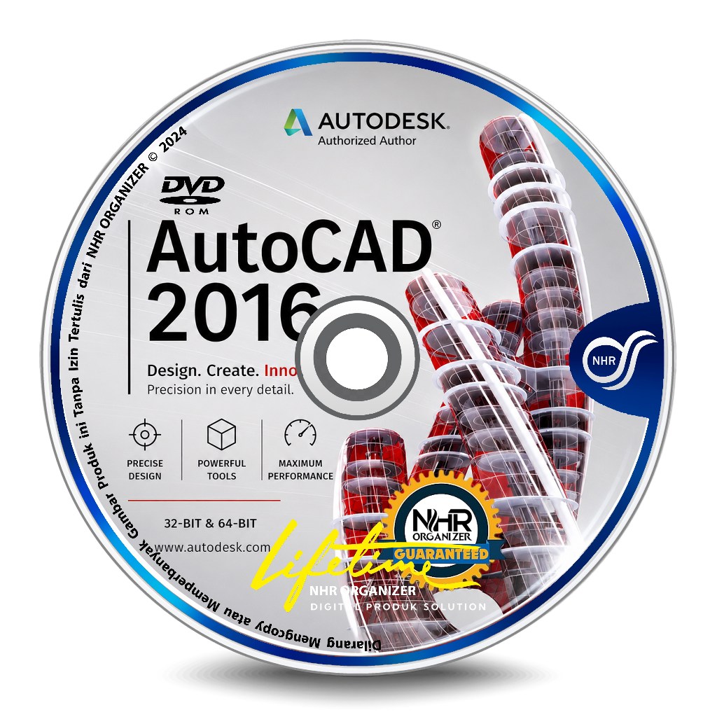 CD/DVD AutoCAD 2016 Full Version
