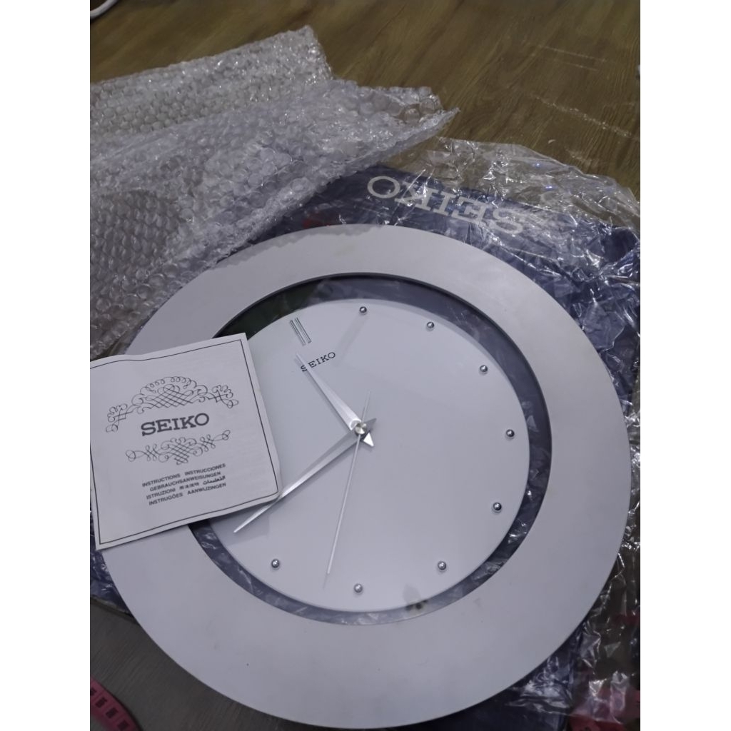 Vintage Rare Seiko Quartz Wall Clock | Jadul Barang langka