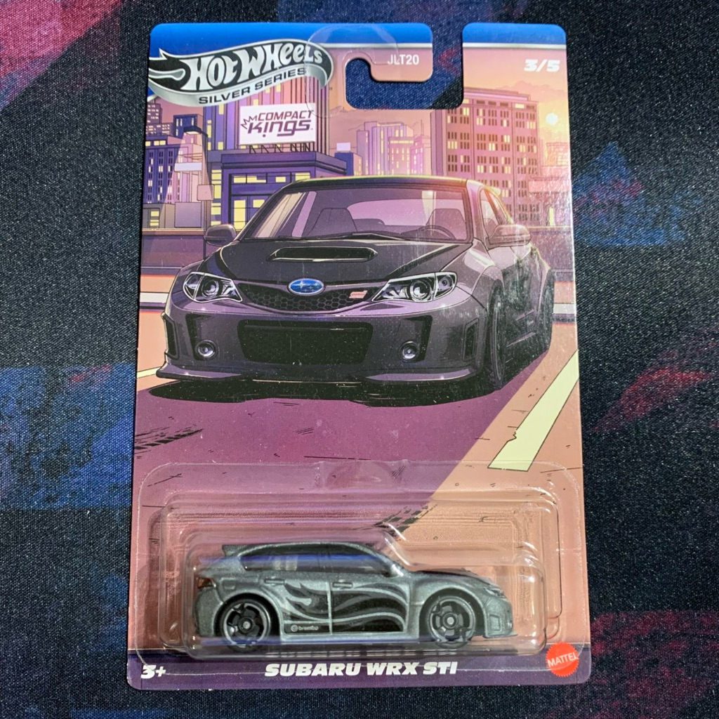 hot wheels silver series compact kings subaru wrx sti