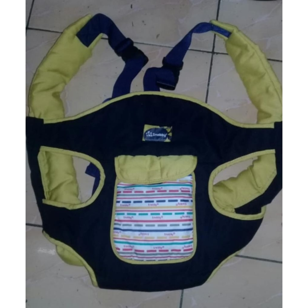Preloved gendongan depan bayi snobby