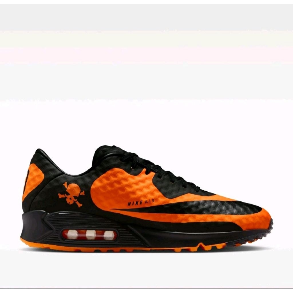 NIKE MEN'S SHOES - NIKE AIR MAX 90 EDITION 'HYPERVENOM' - BRIGHT CITRUS/BLACK-TOTAL ORANGE