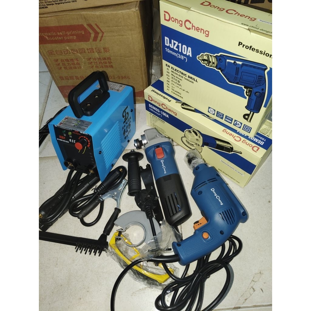 paket gerinda bor trafo las baru