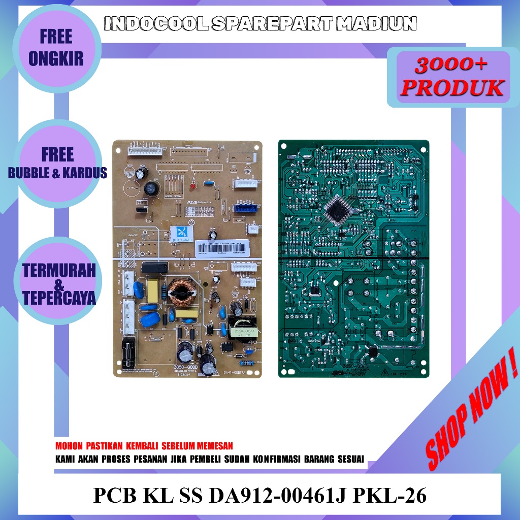 PKL26 MODUL KULKAS/PCB BOARD/PCB KULKAS S4MSVNG DA912-00461J PKL-26