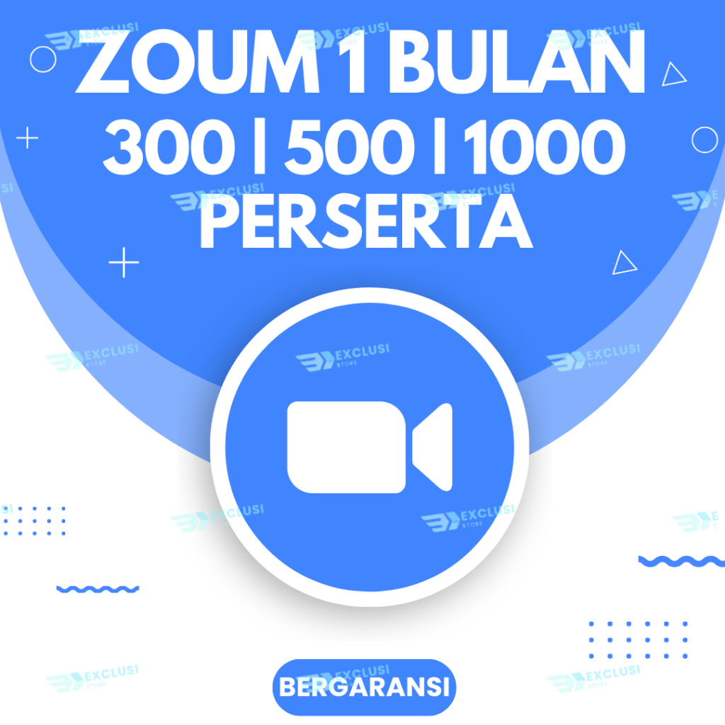 Sewa Meeting Zoom Pro 1 Bulan 100-1000 Peserta, Durasi Unlimited
