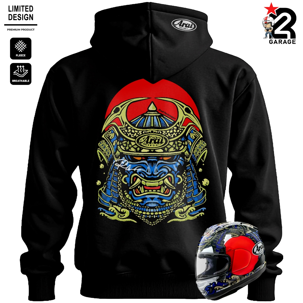 RACELINE | Hoodie Premium Pria Wanita Bahan CVC Fleece Jaket Tebal Sweater Motor Pakaian Unisex Stre
