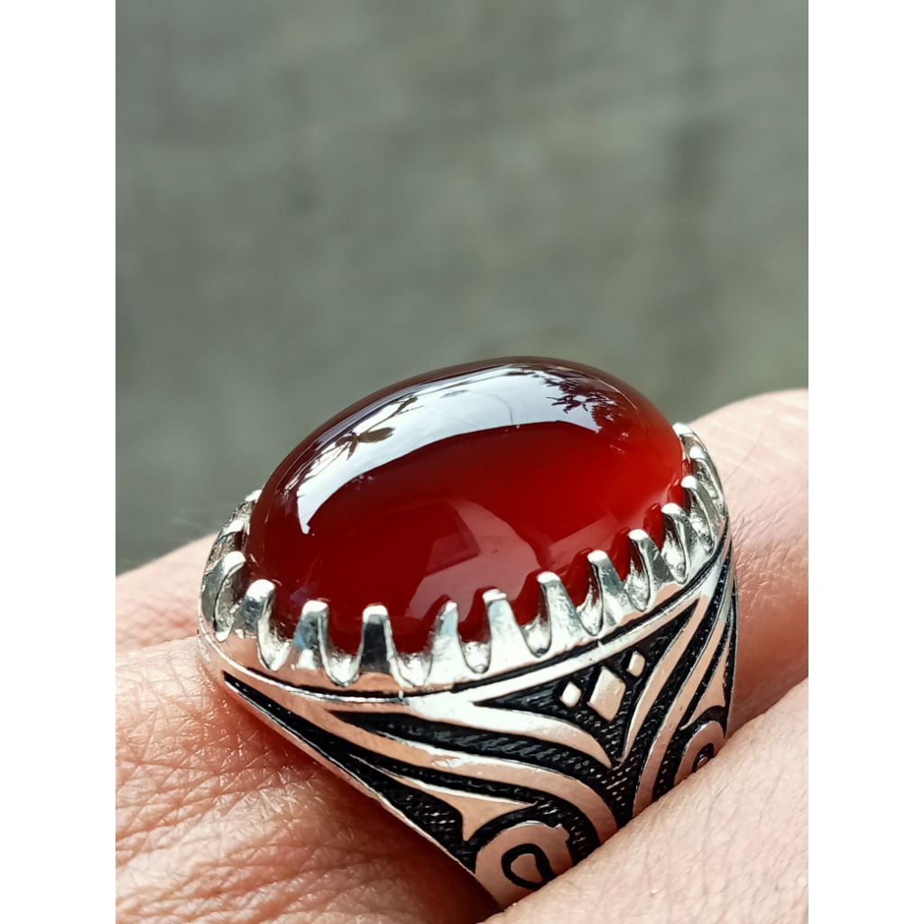 cincin yanan ahmer natural 100%