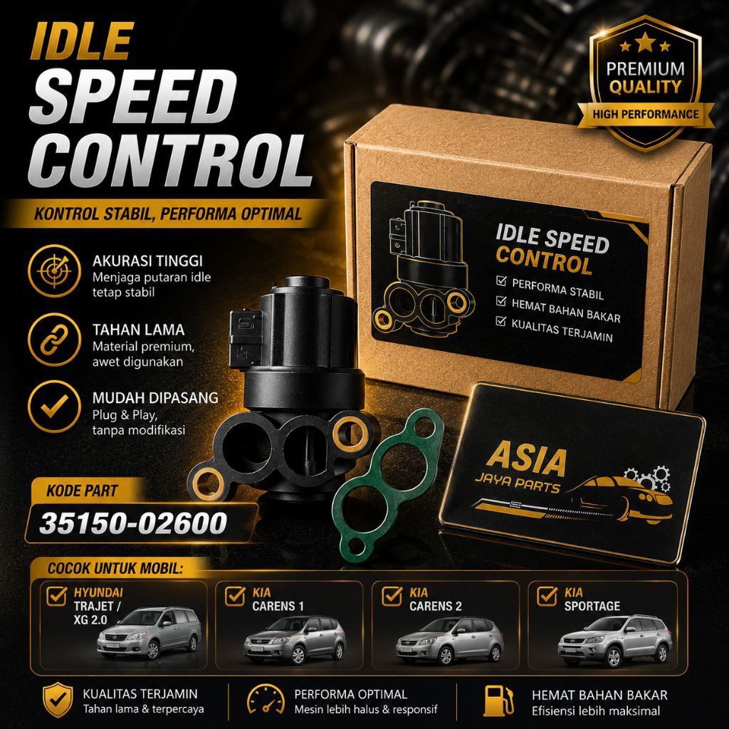 Sensor ISC Idle Speed Control Kia Optima Spectra Sephia Carnival Bensin Kia Carens 1 2 Sportage 1 Tr