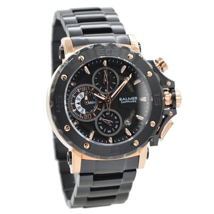 Balmer 7975 Jam Tangan Pria Chronograph Stainless Steel Sapphire Glass