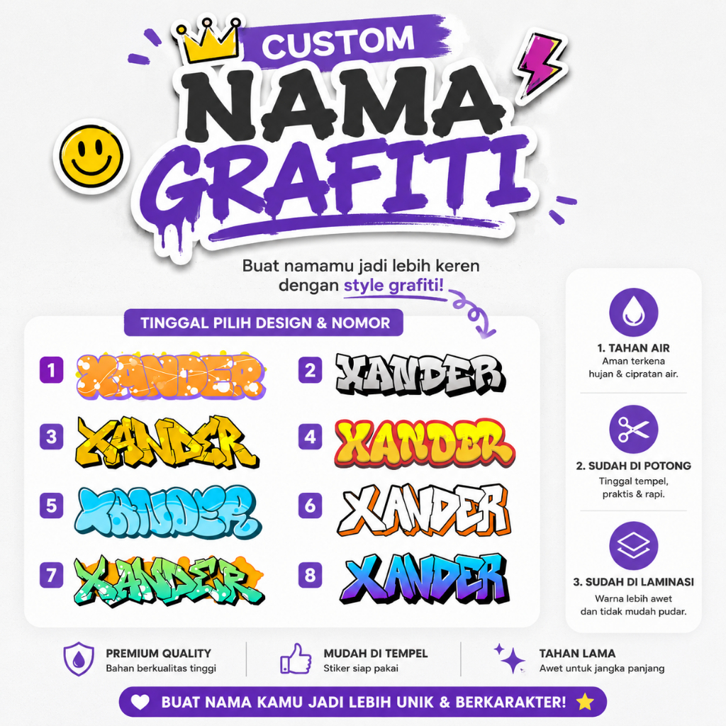 Custom Nama Stiker Logo Racing, Nama Komunitas Vinyl Waterproof Cocok untuk stiker motor, helm dan t