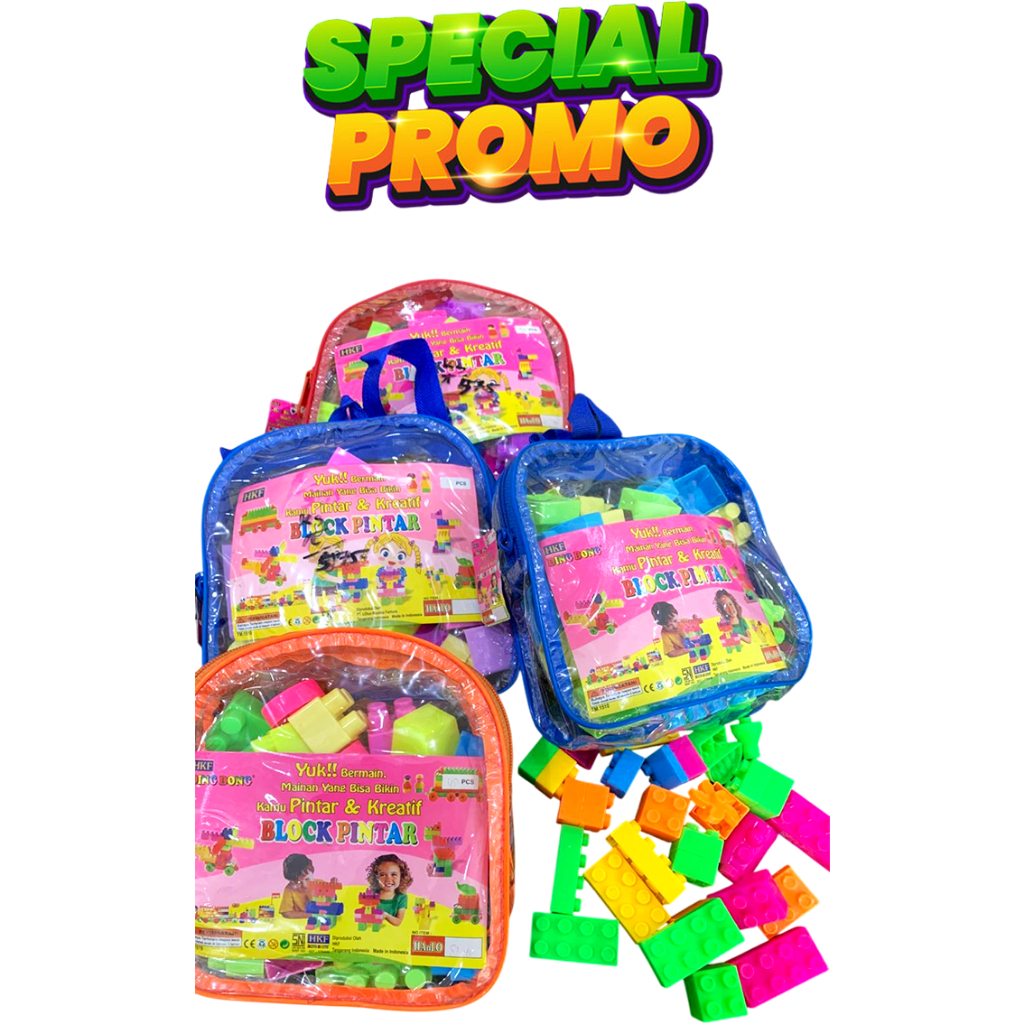 BLOCK PINTAR ANAK 40 PCS