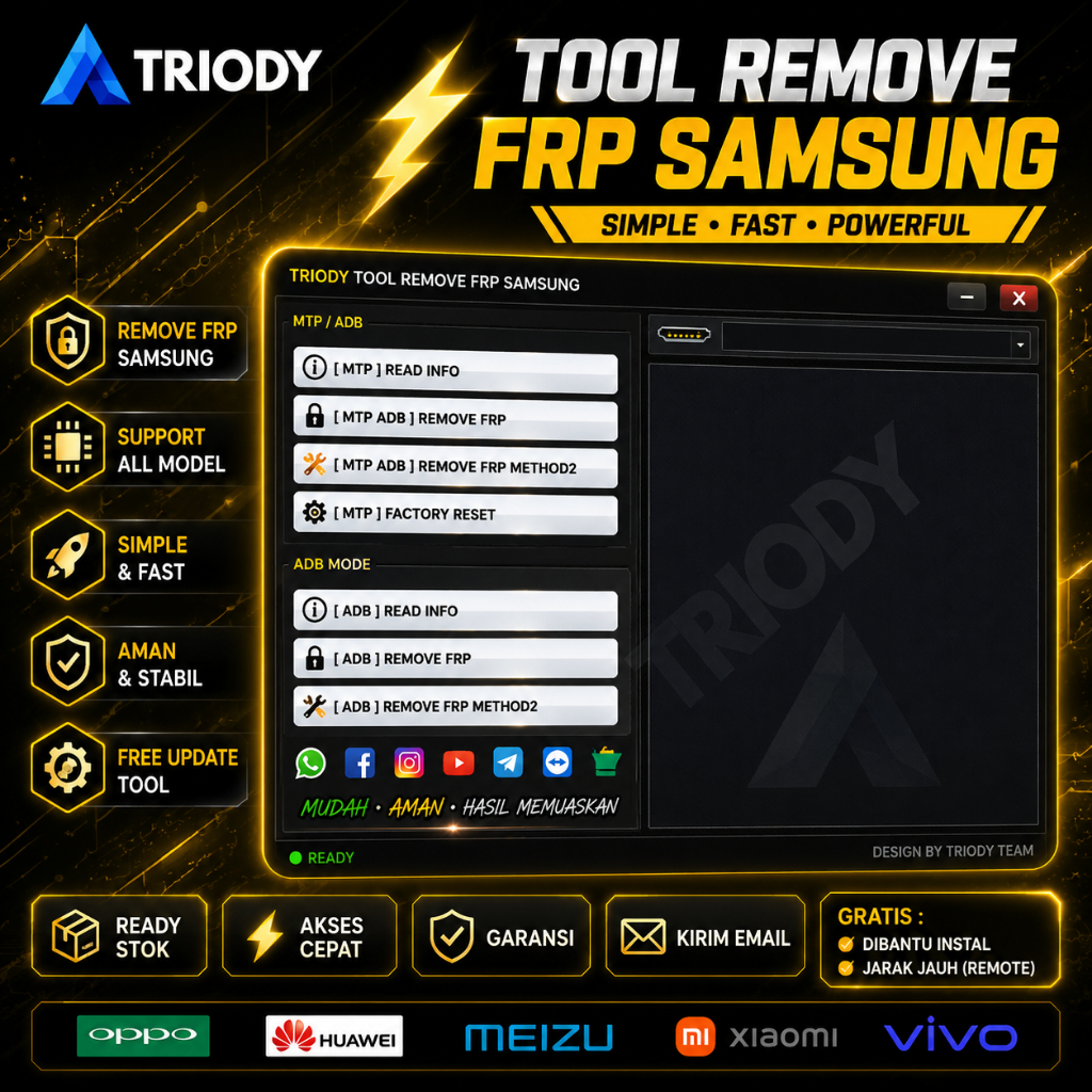 TOOL REMOVE FRP SAMSUNG PERMANEN DAN BERGARANSI