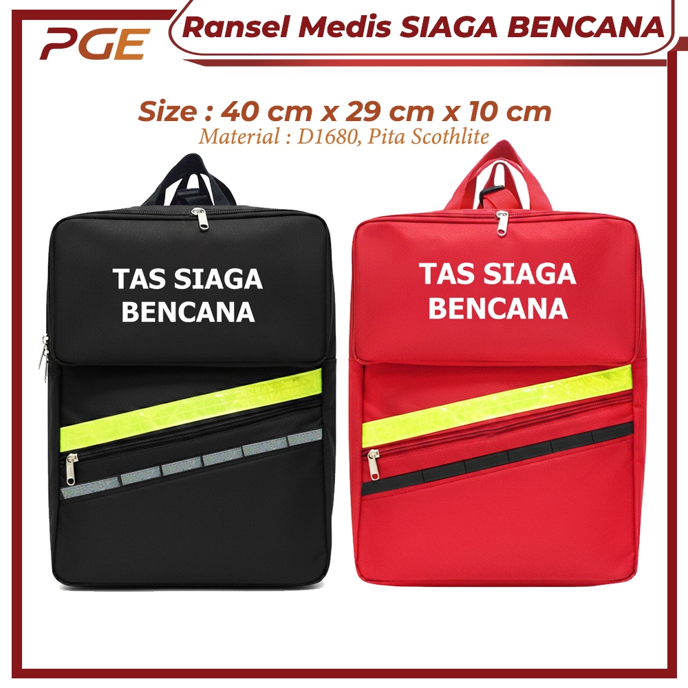 Ransel Medis Tas Siaga Bencana Bag Tas Perlengkapan Medis Emergency Kit Tas P3K SAR  Alat Kesehatan 