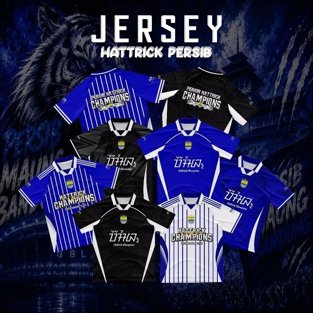 JERSEY OVERSIZE PERSIB HATTRICK JUARA