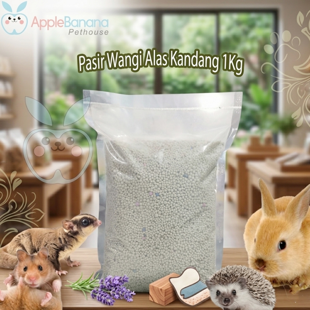 Pasir Kucing Wangi Gumpal 1 kg | Pasir kucing 1 kg gumpal wangi | Pasir gumpal wangi 1 kg