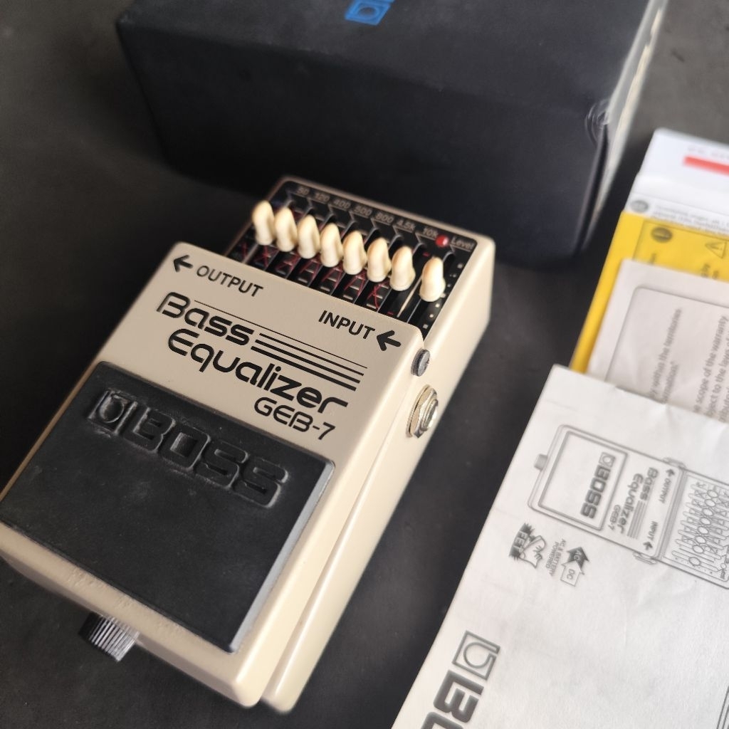 Boss GEB 7 Bass Equalizer, Efek Bass ,Not GEB 7, GE7B, Nux