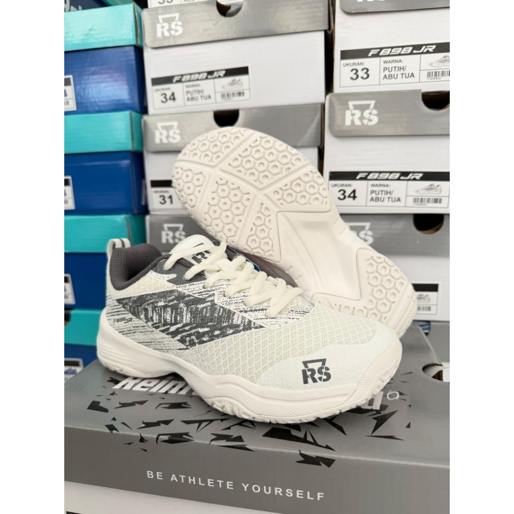SEPATU BADMINTON RS F-898 JR ORIGINAL 100%